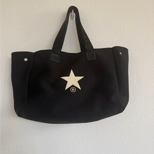 Converse Tokyo Black Tote Bag with Star Design